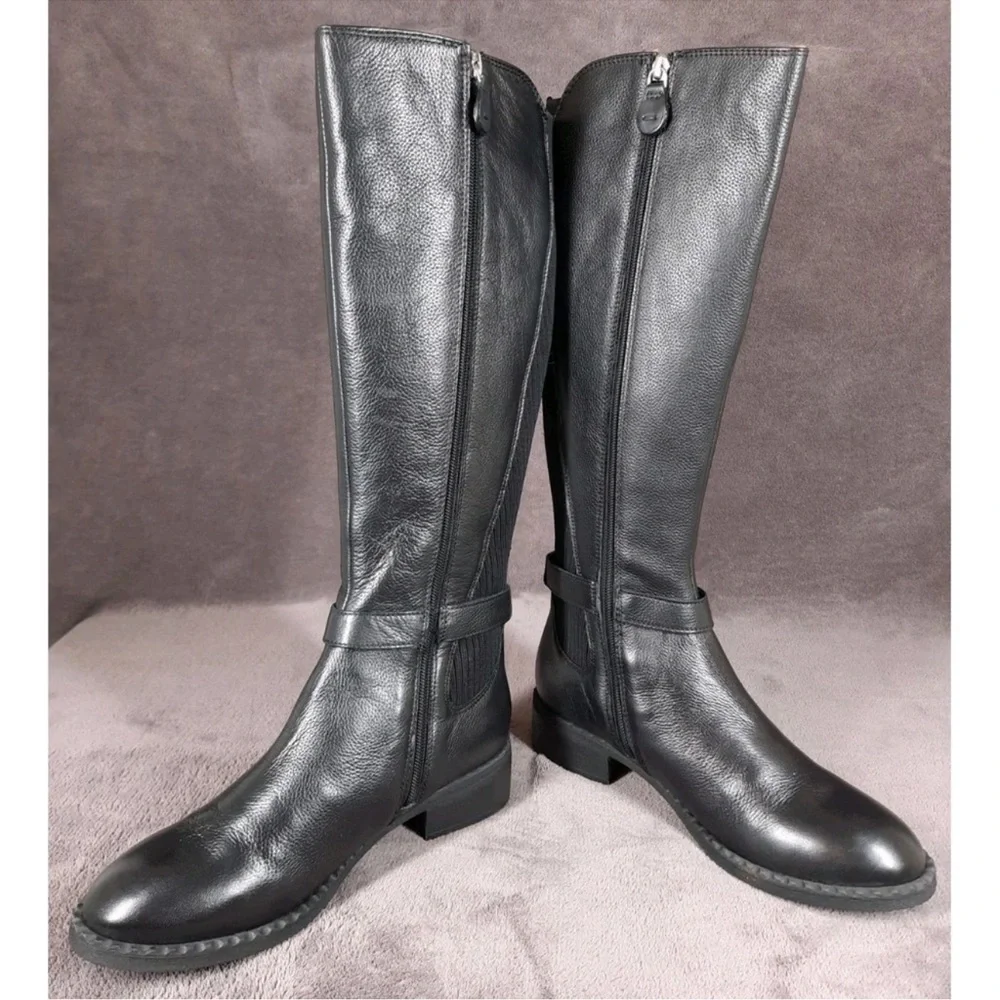 MSRP$229 Gentle Souls Women's Brinley Leather Comfort Knee-High Boots Size 7.5US